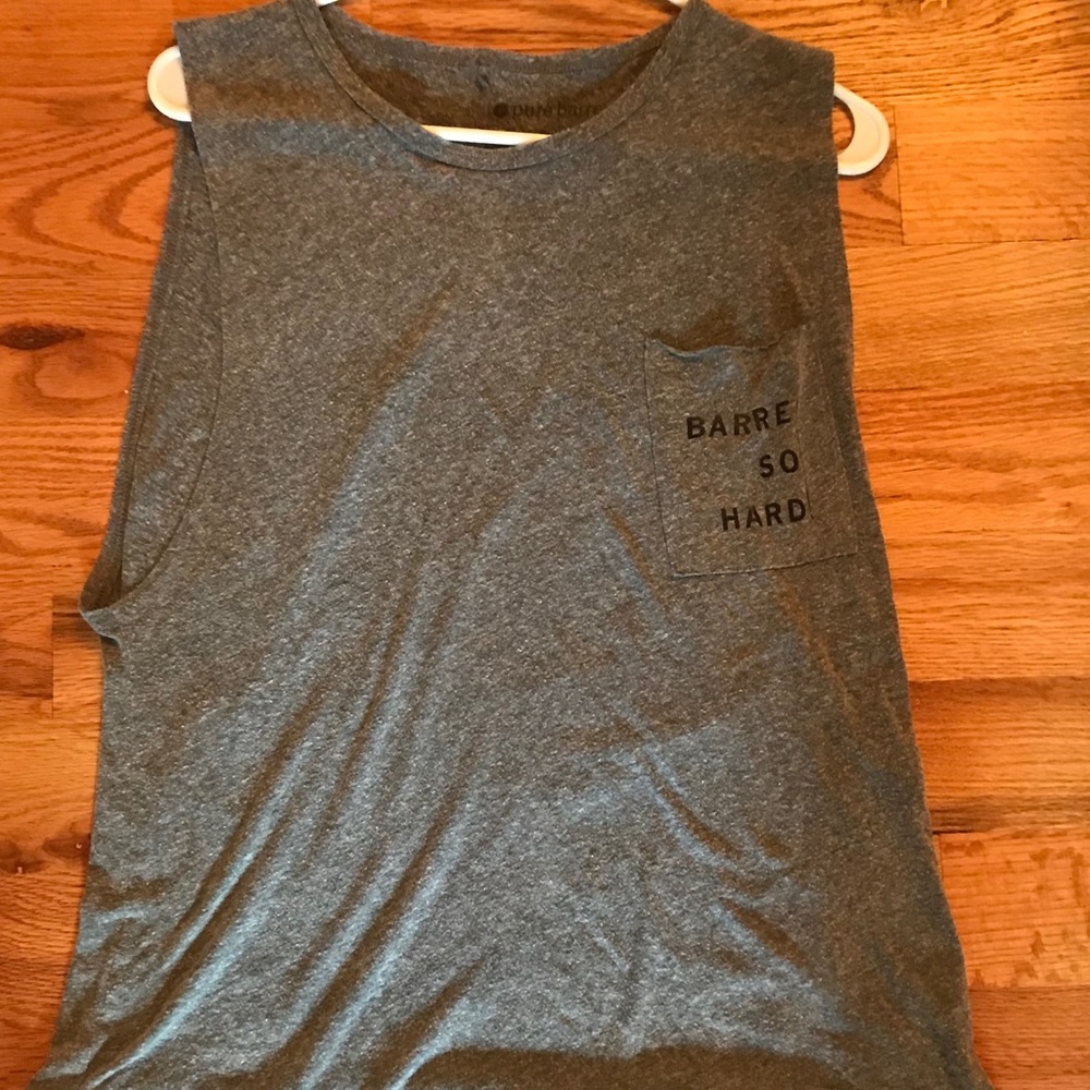Pure Barre “Barre So Hard” Muscle Tee.  Large